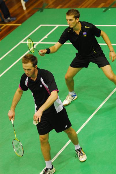 Top Kiwi doubles players Kevin Dennerly-Minturn & Oliver Leydon-Davis 